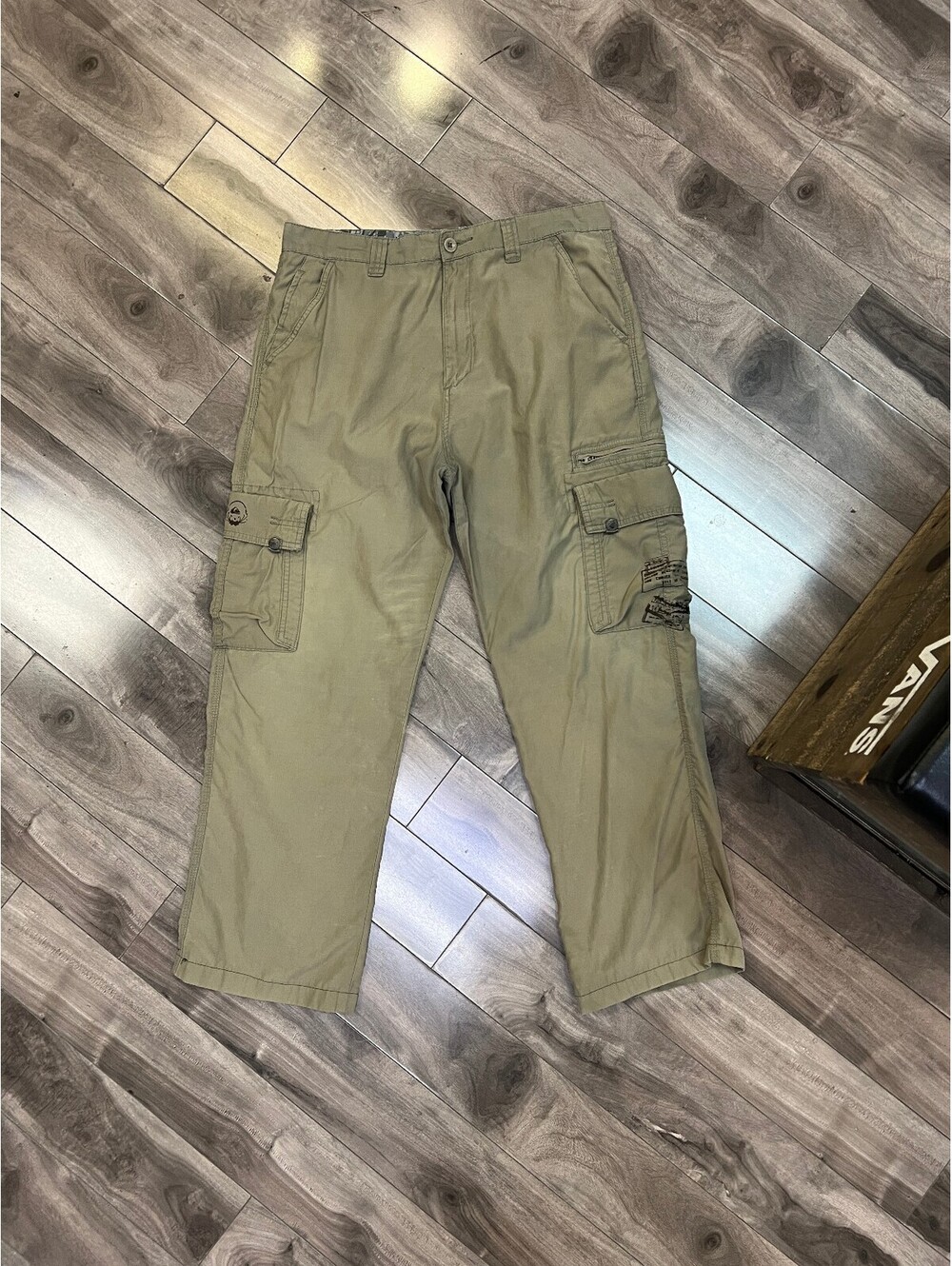 Quiksilver Cargo Pants – Olive Green – Men's Size 32